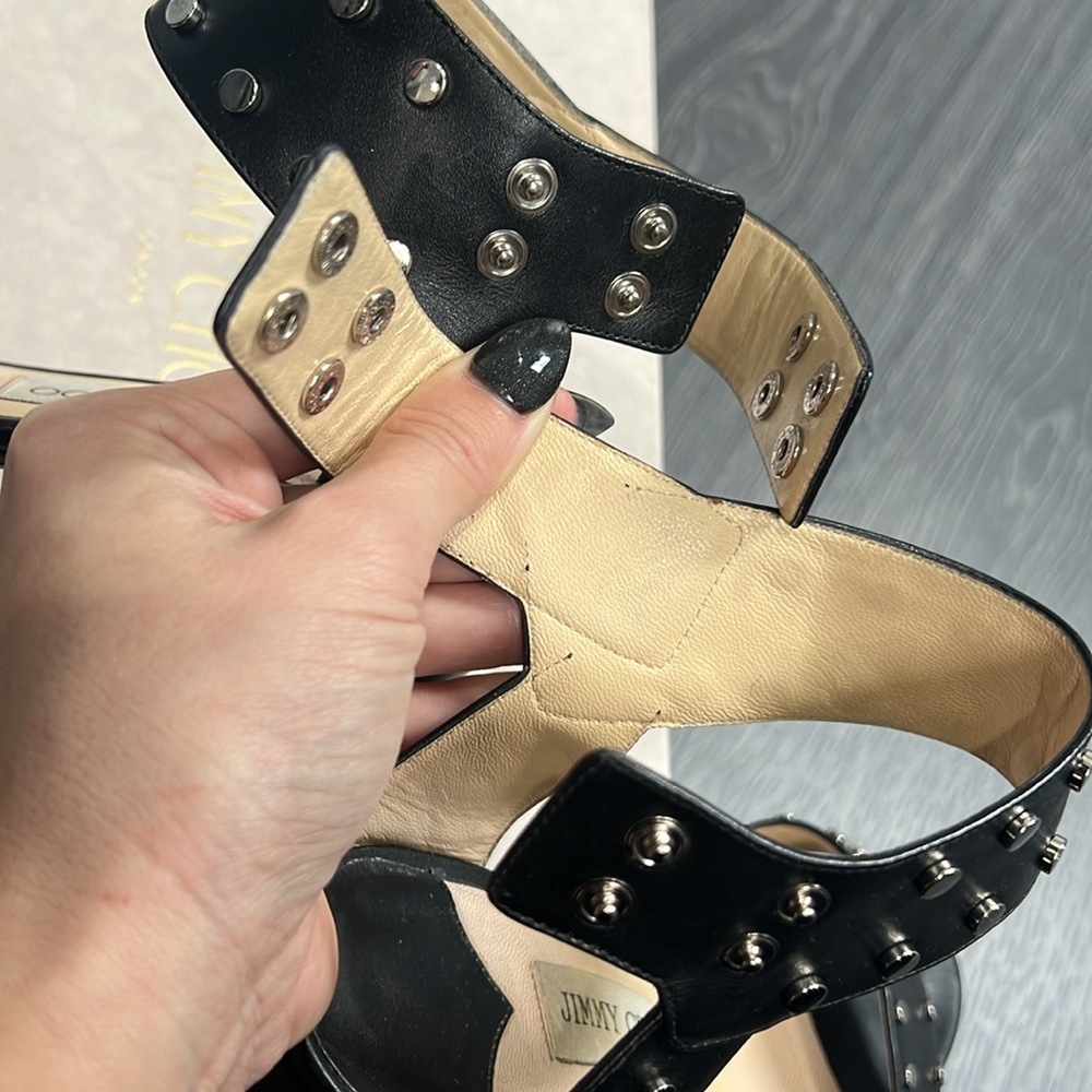Jimmy Choo Studded Heels 65mm - Picture 4 of 7